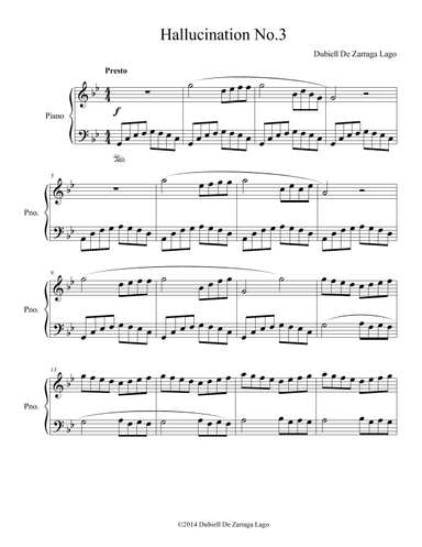 Hallucinations for Piano No.3