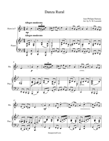 Danza Rural (arr. Nick Lacanski)