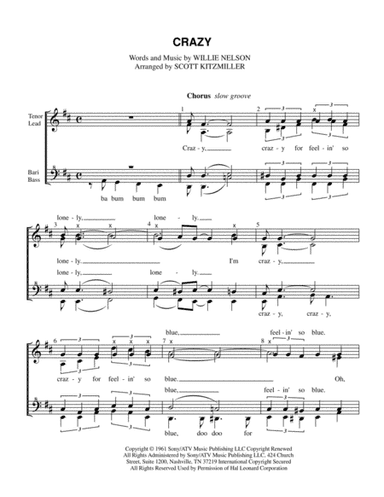 Crazy (arr. Scott Kitzmiller)