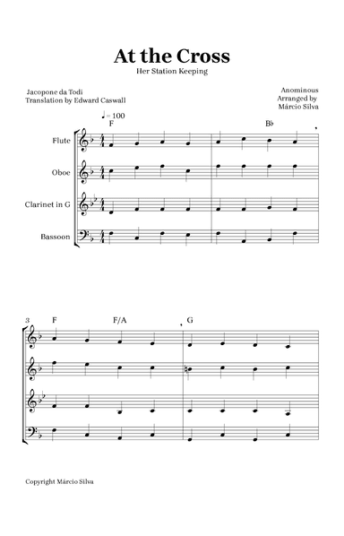 At the Cross, Her Station Keeping (arr. Márcio Silva)