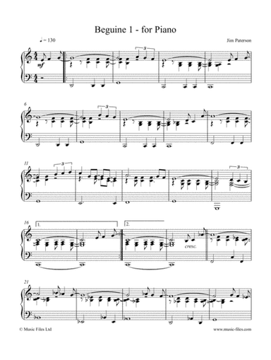 Beguine Again (piano)