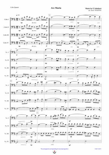 Ave Maria (Schubert) (arr. Josef STASTNY)