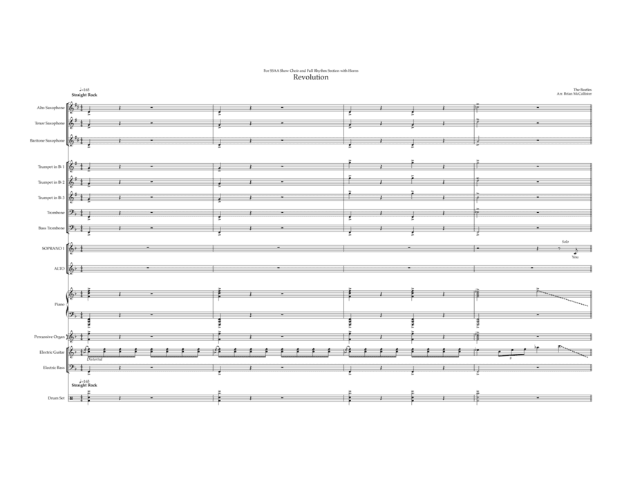 Revolution (arr. Brian McCallister)