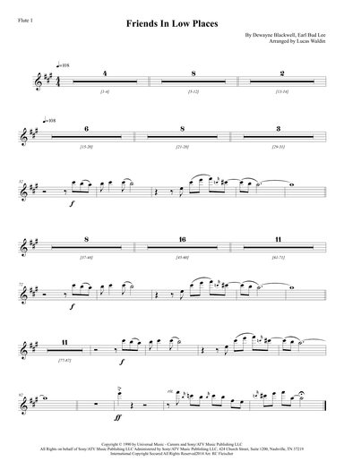 Friends In Low Places (arr. Lucas Waldin)