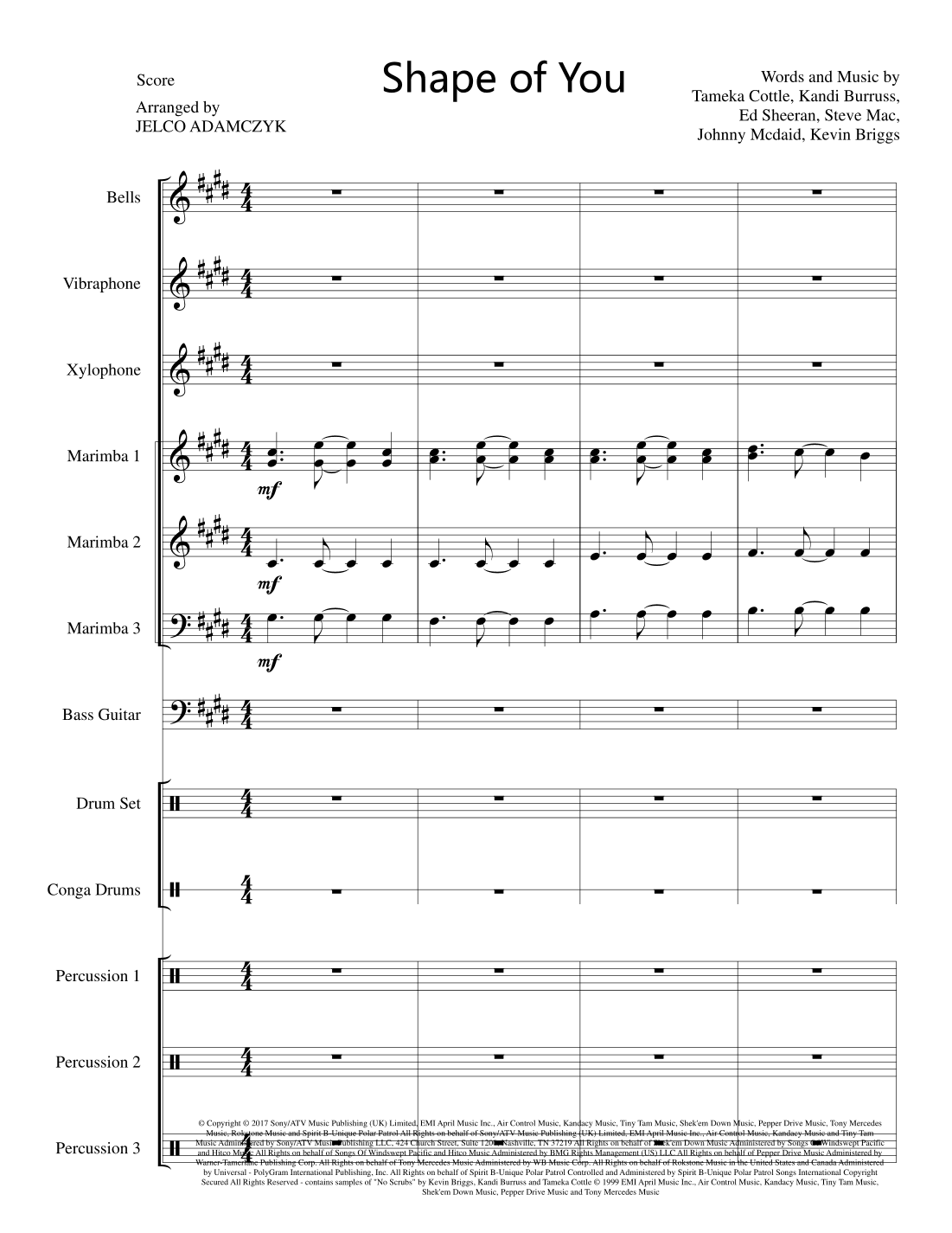 Shape Of You (arr. Jelco Adamczyk)