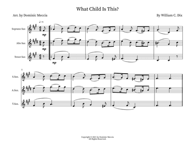 What Child Is This? (arr. Dominic Meccia)