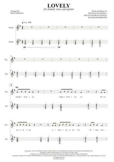 Lovely (arr. Art.o Artaud)