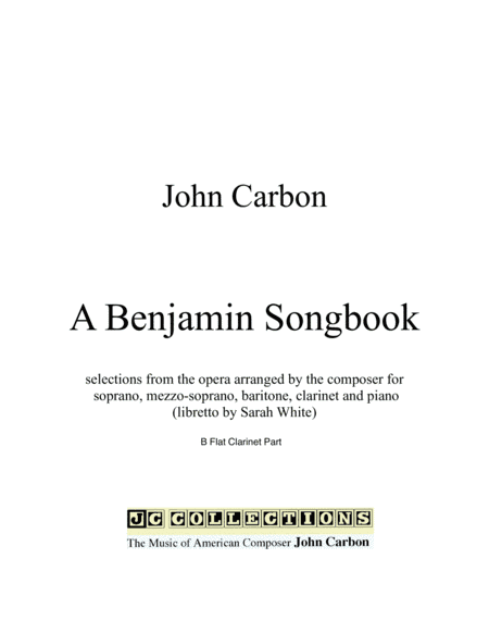 A Benjamin Songbook