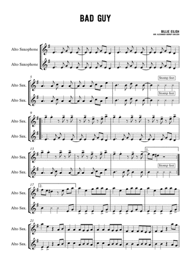 Bad Guy (arr. Alexander Bosrup Karlsen)