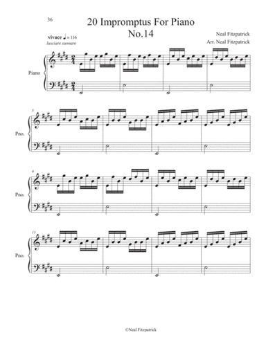 Impromptu No.14 For Piano