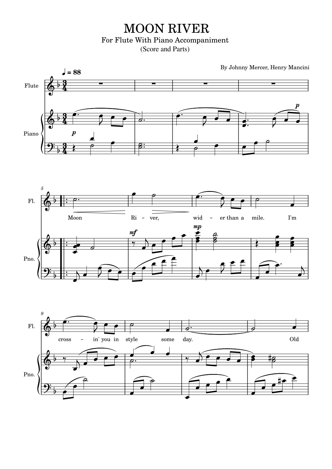 Moon River (arr. poon)