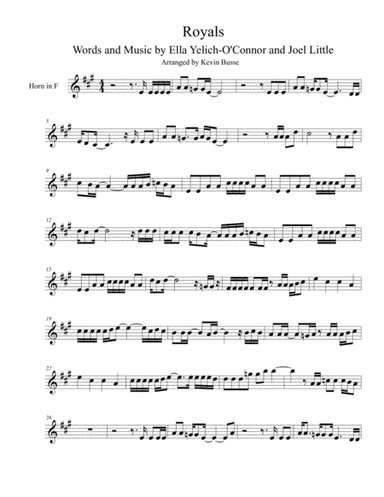 Royals (arr. Kevin Busse)