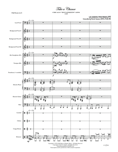 Take A Chance (arr. Patrick Sheehan)