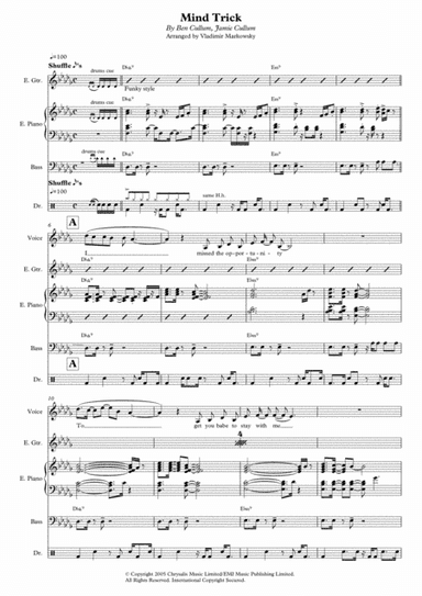 Mind Trick (arr. Vladimir Markowsky)