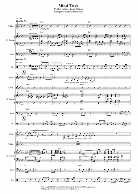Mind Trick (arr. Vladimir Markowsky)