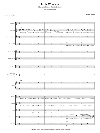 Little Wonders (arr. David Rodríguez)