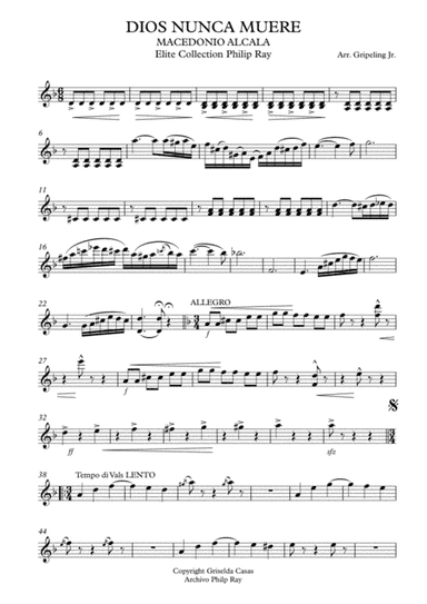 DIOS NUNCA MUERE (arr. Griselda Casas)