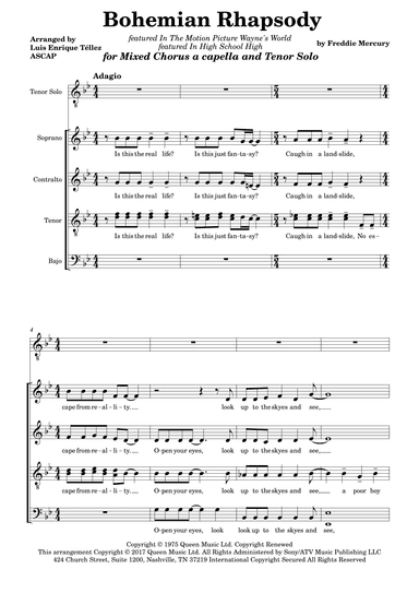 Bohemian Rhapsody (arr. Luis Enrique Téllez)