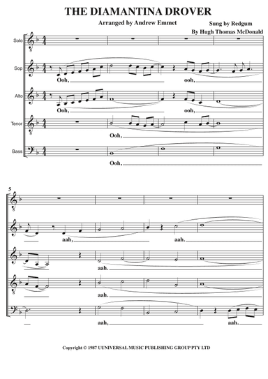 The Diamantina Drover (arr. Andrew Emmet)