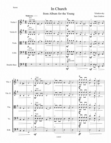 In Church (arr. Sam Grabow)