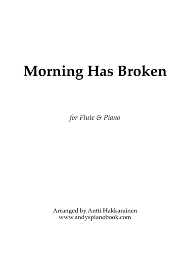 Morning Has Broken - Flute & Piano (arr. Antti Hakkarainen)