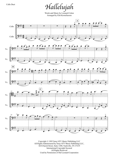 Hallelujah (arr. Elin Korneliussen)