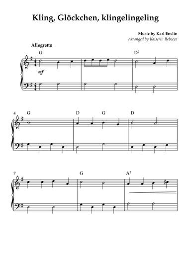 Kling, Glöckchen, klingelingeling (arr. Kaiserin Rebecca)
