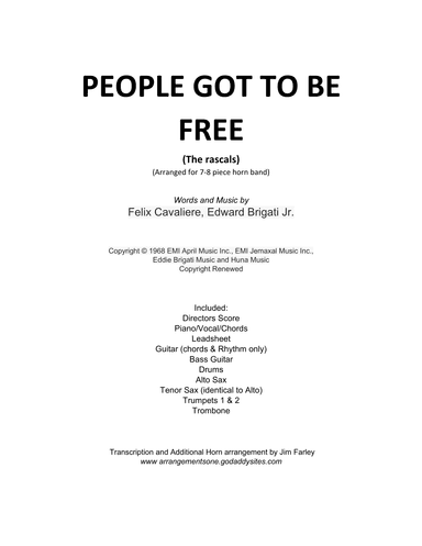 People Got To Be Free (arr. Jim Farley)