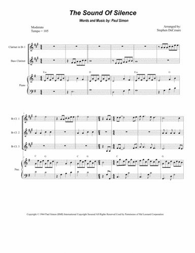 The Sound Of Silence (arr. Stephen DeCesare)