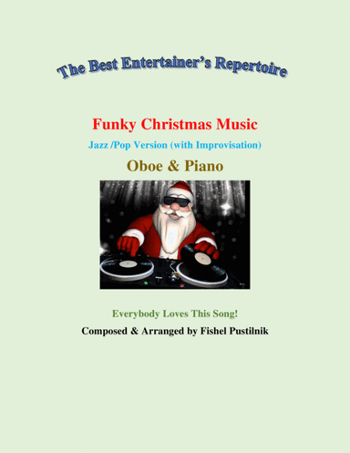 "Funky Christmas Music"-Piano Background for Oboe and Piano (with Improvisation)