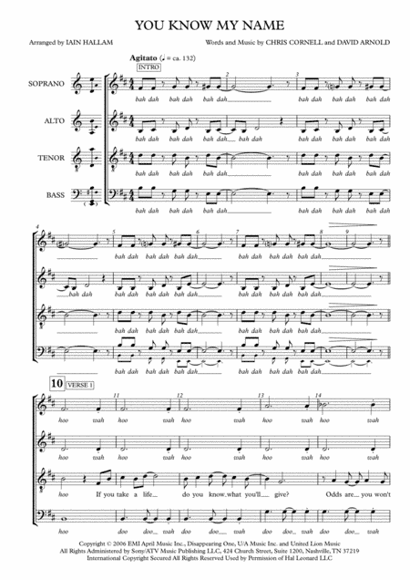 You Know My Name from CASINO ROYALE (arr. Iain Hallam)