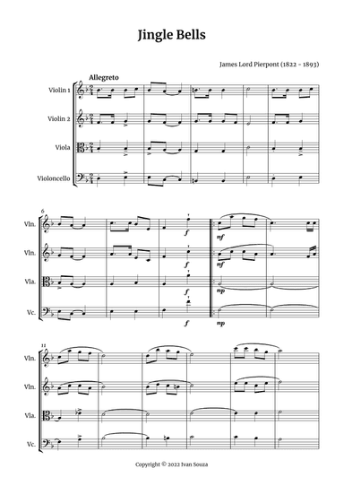 Jingle Bells (arr. Ivan Souza)
