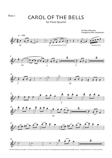 Carol Of The Bells (arr. Ellen Macpherson)