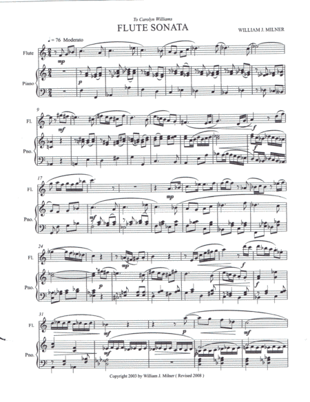 Flute Sonata