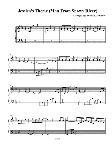 Jessica's Theme (breaking In The Colt) (arr. Diane M. McGahee)