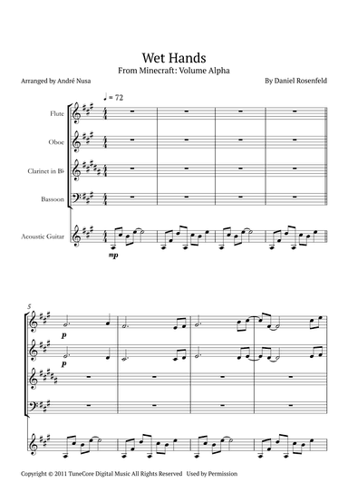 Wet Hands (arr. André Nusa)