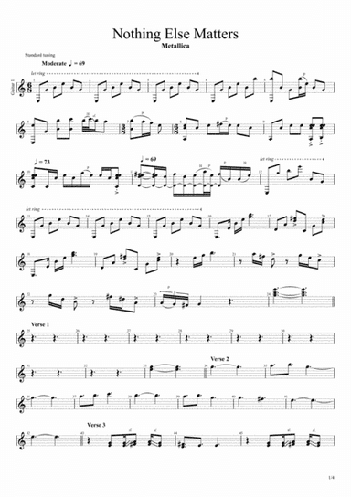 Nothing Else Matters (arr. Hugo Neves)