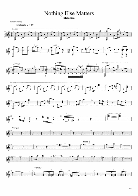 Nothing Else Matters (arr. Hugo Neves)