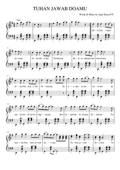 Tuhan Jawab Doamu (God Answers Your Prayer)