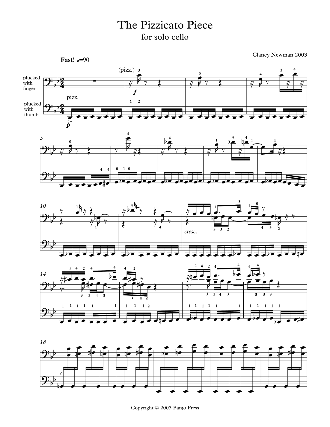 The Pizzicato Piece