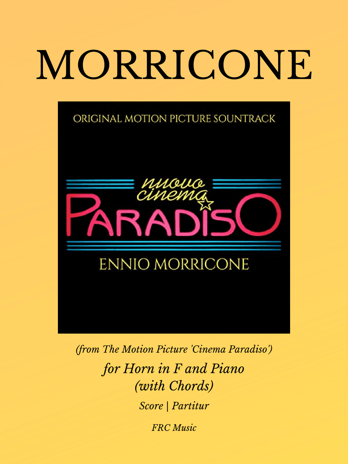 Nuovo Cinema Paradiso (arr. Flavio Regis Cunha)