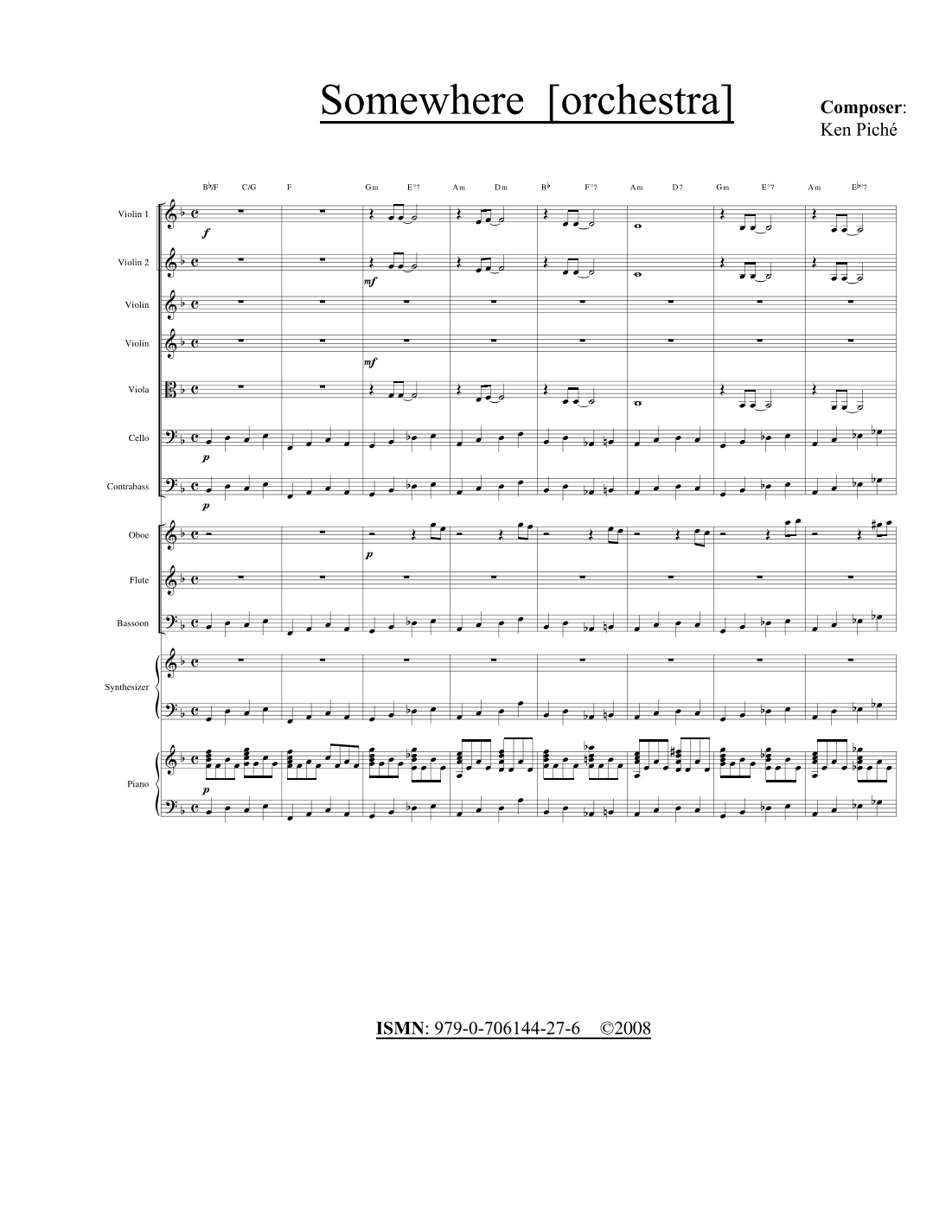 Somewhere       [   Orchestra    ]