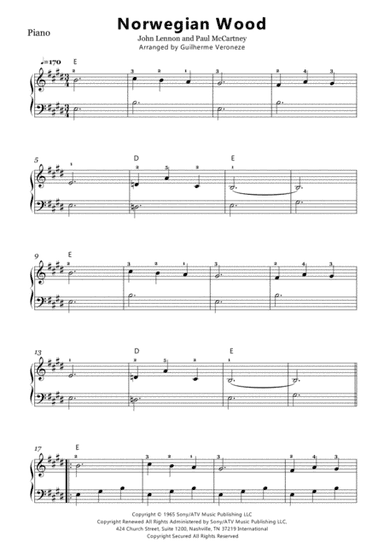 Norwegian Wood (this Bird Has Flown) (arr. Guilherme Veroneze)
