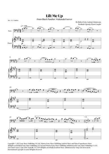Lift Me Up (arr. André Alberto Santos)
