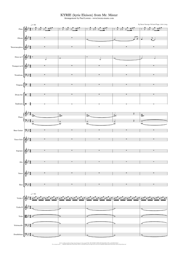 Kyrie (kyrie Eleison) (arr. Paul Lorenz)
