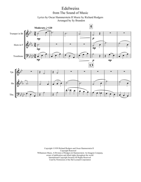 Edelweiss (arr. Sy Brandon)