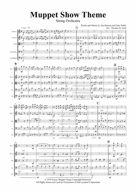 The Muppet Show Theme (arr. Thomas H. Graf)