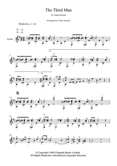 The Third Man (the Harry Lime Theme) (arr. Colin Tommis)