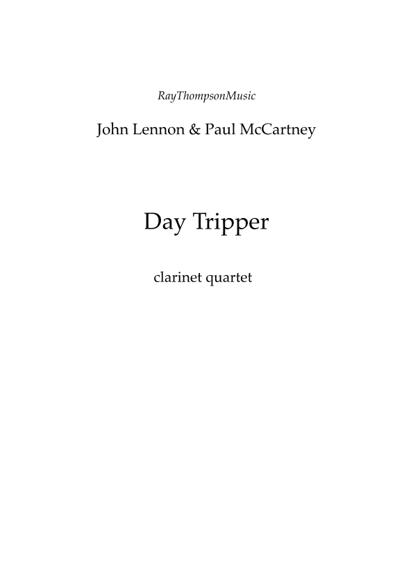 Day Tripper (arr. Ray Thompson)