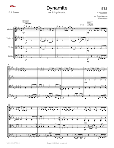 Dynamite (arr. Concertize)